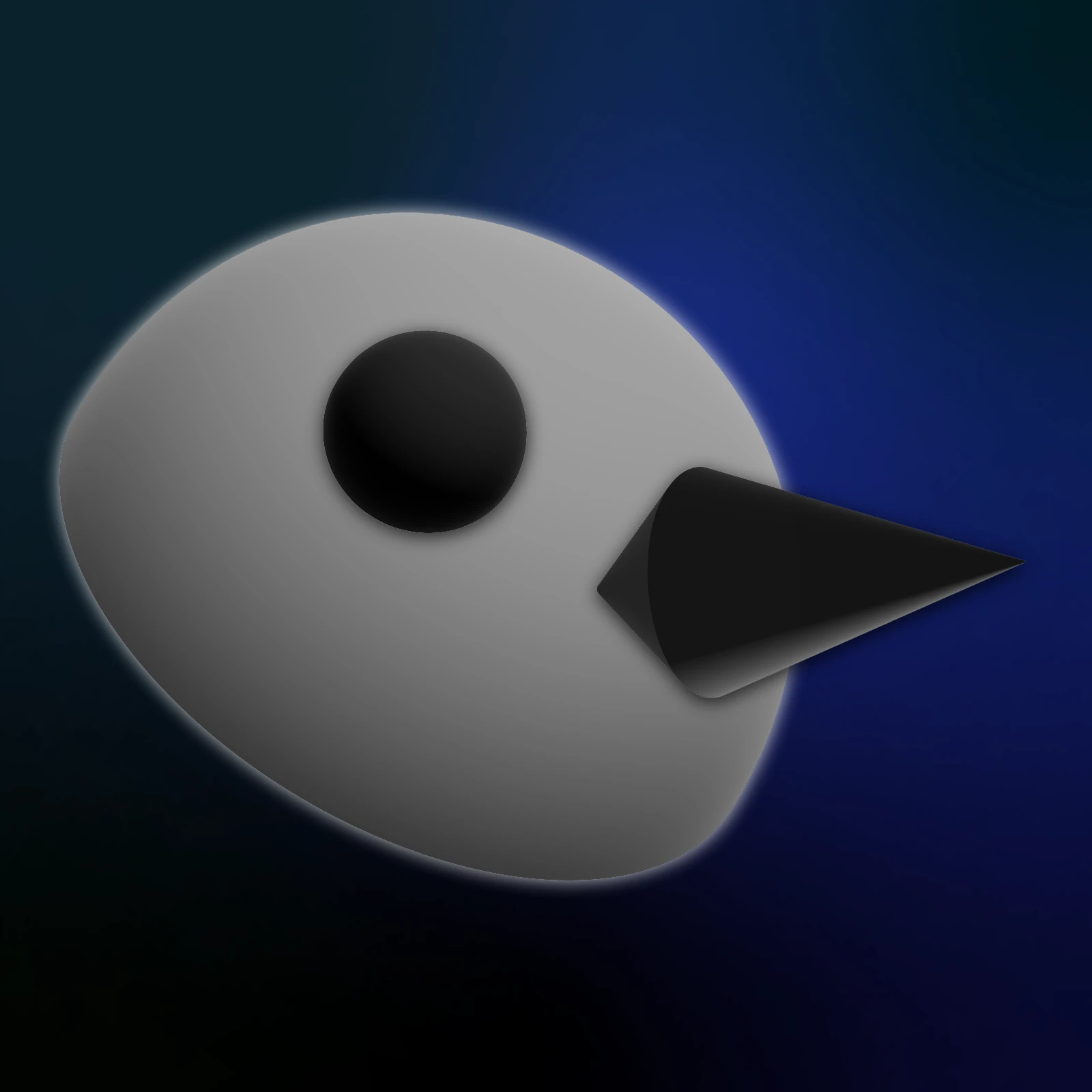 The original Catbird bird mark against its dark blue background.